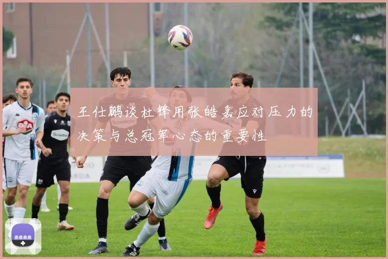 王仕鹏谈杜锋用张皓嘉应对压力的决策与总冠军心态的重要性