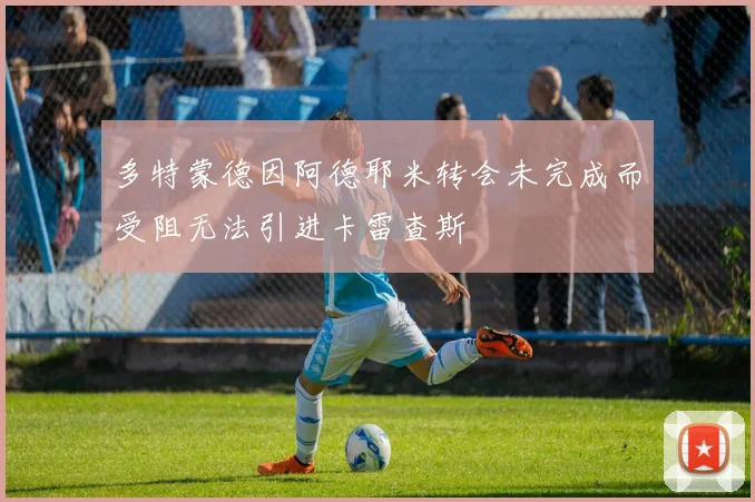 多特蒙德因阿德耶米转会未完成而受阻无法引进卡雷查斯