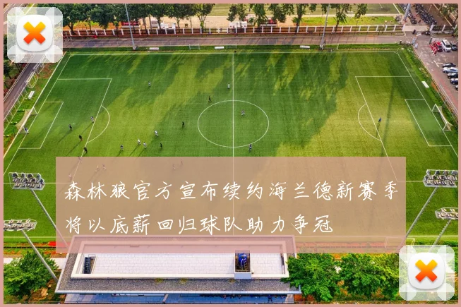 森林狼官方宣布续约海兰德新赛季将以底薪回归球队助力争冠
